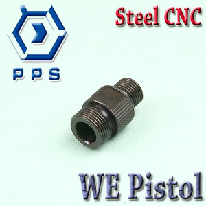 WE Pistol Silencer Adaptor / Steel CNC
