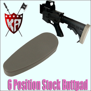 6 Position Stock Buttpad - DE