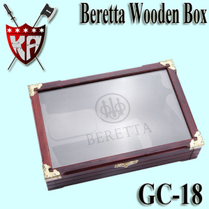 Beretta Wooden Box With Glass