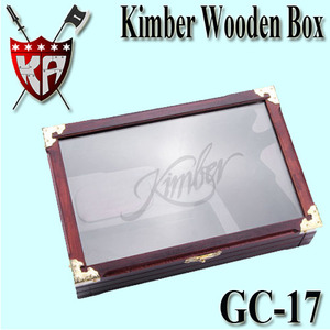 1911 Kimber Wooden Box With Glass