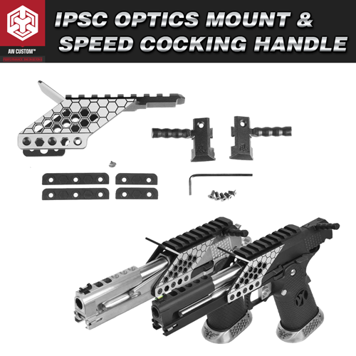 IPSC Optics Mount & Speed Cocking Handle Set