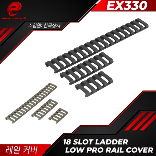[EX330] 18 Slot Ladder Low Pro Rail Cover