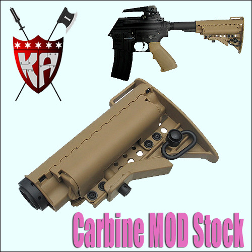 Carbine MOD Stock - TAN (Pipe Without Marking)