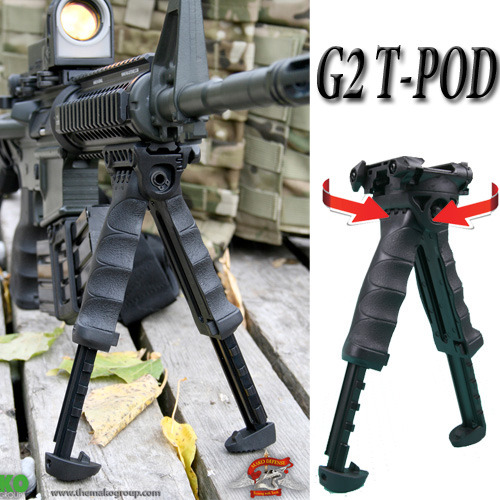 T-Pod G2 Tactical Pivoting Bipod