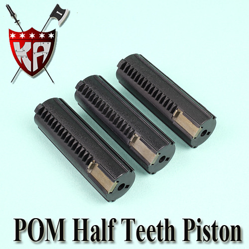 POM Half Teeth Piston (3 Pcs Bulk Pack)