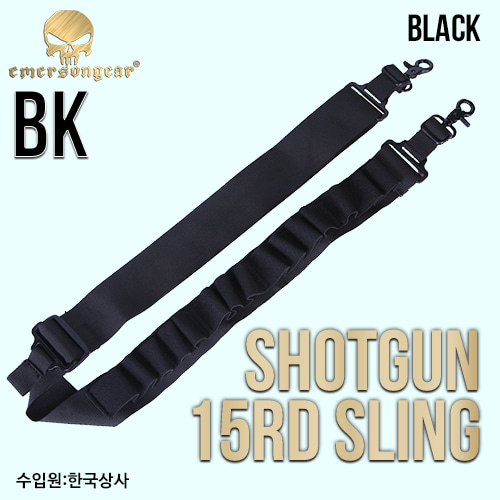 Shotgun 15rd Sling / BK