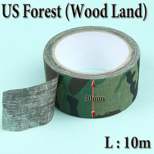 Military Camo Cloth Tape / Wood Land