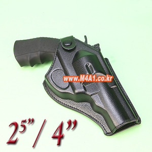 Artificial Leather Revolver Holster / 2.5&quot;, 4&quot;