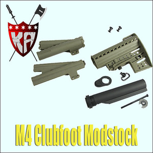 M4 Clubfoot Stock/OD/W/Pipe