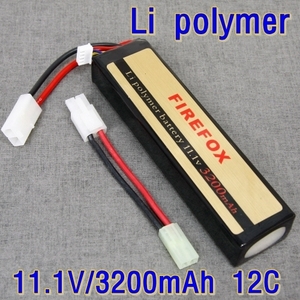 Lithiumpolymer 11.1V /3200mAh 12C 
