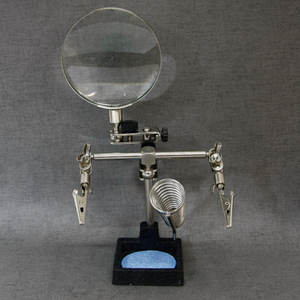 Helping Hand Magnifier With Soldering Stand