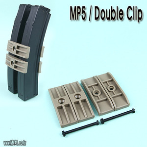 MP5 Magazine Double Clip / TAN