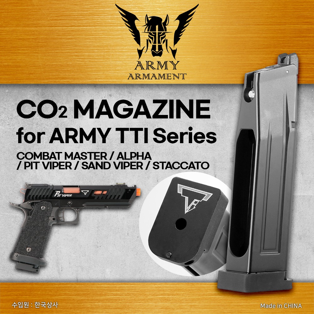 CO2 Magazine for ARMY TTI Series & Hi-Capa