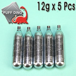 Puff Dino Co2 Cartridges 5 Pcs/ 12g